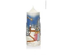 Wiedemann Bougie de Noël Lanterne Enfants, Cire, la Main, 22 x 8 cm