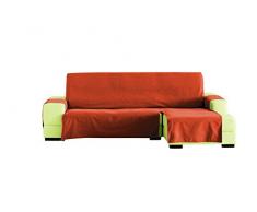 Eysa Chaise Longue Lona Liso 290 cm. Droite Vue Frontale Couleur 39, 65% Coton 35% Polyester, Orange