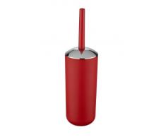 Wenko 22548100 Fiesta Brosse WC PS Rouge//Transparent 14,5 x 14,5 x 37 cm