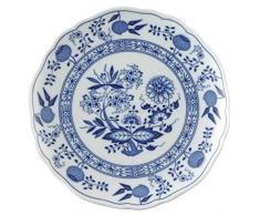 Hutschenreuther 02001-720002-10220 Assiette Plate 20 cm, Porcelaine, Bleu