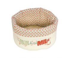 Natives 612340 Corbeille à Pain, Coton, Multicolore, 20 x 20 x 12 cm