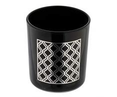 axentia 131061 Porte-Brosse à Dents, Verre, Noir, à 8 cm