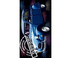 MANAGAL MGN 103 Original Deusch - Drap de Plage Coton Bleu FoncÃ© 95 x 175 x 1 cm