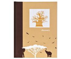 Innova Q2108148 Album Photo Adhésif 30 Pages Discovery Arbre, Carton, Beige, Blanc, Marron, 33 x 26 x 3 cm
