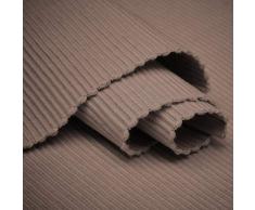 Linum UNI Chemin de Table, Coton, Gris Tourterelle, 45 x 150 cm