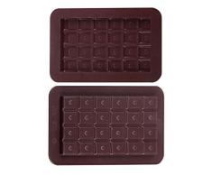 Dr. Oetker 1293Â Moule en Silicone Spatule Ã confiseries, Silicone, Marron, 19Â x 10,5Â x 1Â cm, 2Â unitÃ©s