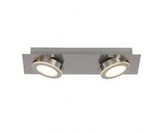 Brilliant G69329/13 Plafonnier, Metal/Plastique, Acier