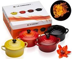 Le Creuset 79212105129100 Cocottes Set, 0.2 liters