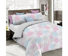Italian Bed Linen Fantasy Parure de Couette, Microfibre, molécules, 1 Place