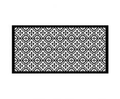 douceur dintÃ©rieur tapis rectangle 50x100 cm vinyle vittoria noir