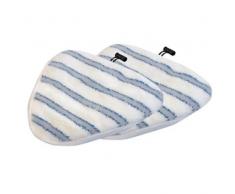 Polti paeu0275 - Lot DE 2 Serpillières triangulaires pour Nettoyeur Balai Vapeur vtaction