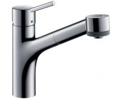 Hansgrohe Mitigeur de Cuisine Talis S avec Douchette Extractible Chromé 32842000