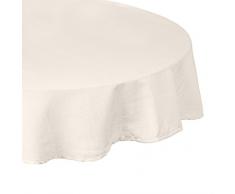 Calitex S5D2390301A Taffetas Froisse Nappe Polyester Naturel 200 x 150 cm
