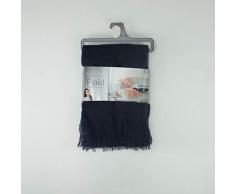 douceur dintÃ©rieur plaid a franges 120x150cm shelly marine