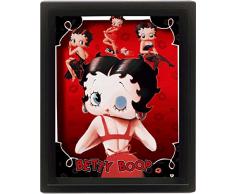 Empire merchandising 557995 betty boop, wink, 3D poster encadrÃ© toile-dimensions : 20 x 25 cm