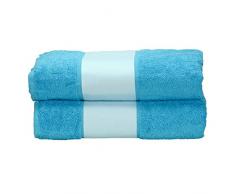 A&R Towels A&â¿Subli-Me Serviette de Bain Bleu Turquoise Taille Unique 70 x 140 cm