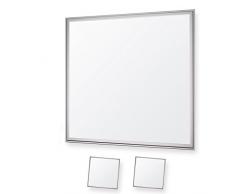 2x LEDVero 60x60 Panneau Ultraslim de LED dimmable - 36W, 3000lm, 4500K Plafonnier encastré avec clips de montage et transformateur EMV2016 dimmable - blanc neutre