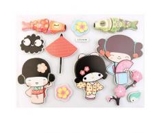 DECORATIONS MURALES - STICKERS 3D - Créez une Ambiance Japonaise