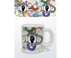 Northern Soul MG22314 Labels Mug, Multicolore