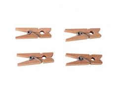 Rayher Pinces Ã linge en bois, Nature, 35mm