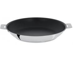 Cristel - P24QE - Poêle inox 24cm sans poignée amovible- Anti-adhérent Exceliss+ Collection Mutine