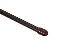 GARDINIA Embouts dÃxtrémité pour Tringles à Rideaux, 2 x Embouts dExtrémité, Série Memphis, Diamètre16 mm, Métal, Aspect Inox