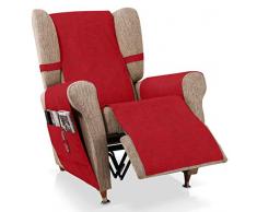 Bartali Couvre Fauteuil Relax Pharma, 42% Coton, 58% Polyester, Rouge, 1Â