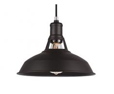 Luminaire DÃ©troit pm, suspension mÃ©tal, 40 W, noir, Ã¸ 27 x H 20 cm