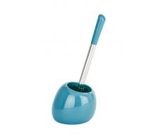 WENKO 22001100 Brosse WC Polaris, CÃ©ramique, 15 x 34,5 x 14,5 cm, PÃ©trol