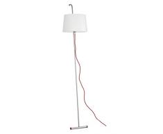 Aluminor WALL G lampadaire avec Abat-Jour réglable en Hauteur E27, Métal, Gris