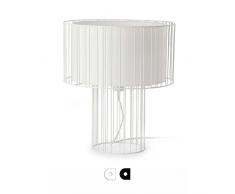 Faro Barcelona 29307 - LINDA Lampe de table blanc