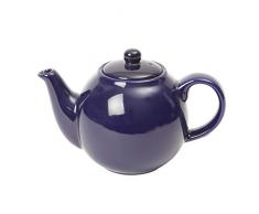 London Pottery Théière Globe avec passoire, Céramique, Violet, 2 Cup (500 ML)