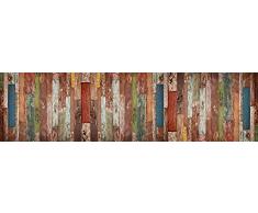 Viniliko Industrial Wood Tapis en Vinyle Multicolore 80 x 300 cm