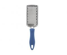 BEPER MD.217 Rape Fromage en Acier poignée en Plastique, Inoxydable, Bleu, 8 x 2 x 26 cm