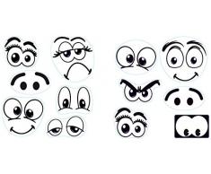 Plage 152003 Autocollants, Multicolore, 11 x 10,5 cm