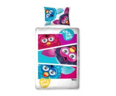 Character World 135 x 200 cm Furby Furbish Panneau Unique Duvet Set, Multi-Couleur