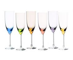 Sèvres de Cristal Turckeim-Coffret Cadeau de 6 Verres à Flûte Champagne