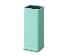 Echtwerk EW-MB-0165 Bloc Ã couteaux universel carrÃ© avec insert en poil Rose pÃ¢le bleu clair