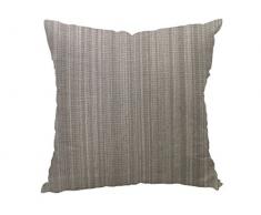 Soleil dOcre 547671 Linen Coussin Lin/Coton/Polyester Taupe/Ecru 40 x 40 cm