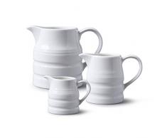 WM Bartleet & Sons, Porcelaine traditionnel Pot à lait, blanc, 135ml/1 pint