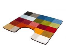 Kleine Wolke Tapis de Bain WC Cubetto 60x60cm Multicolore, Polyacrylique, 60 x 60 x 2 cm