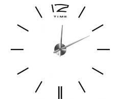 Esperanza San Marino Horloge Murale en mÃ©tal Noir 40 x 40 x 9 cm