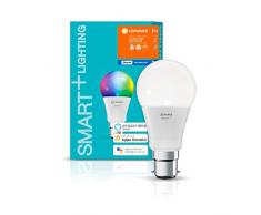 LEDVANCE Smart+ Ampoule LED ConnectÃ©e | Culot B22 | Forme Standard | Dimmable | 16 Millions de couleurs | 10W (Ã©quivalent 60W) | Compatible Bluetooth - Pilotable avec Siri via Apple HomeKit