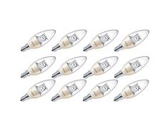 Philips Ampoule LED à lueur chaude Petit culot à vis E14 Forme de bougie 8 W (60 W) Blanc chaud, Synthétique, E14, 8 wattsW 240 voltsV