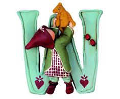Gnomys Diaries Lettre Figurine FÃ©e de la Fortuna W, pÃ¢tes de Pierre, Multicolore, 11Â x 2Â x 16Â cm
