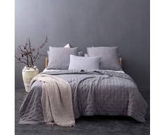 Linder Jeté de lit, 100Pourcentpolyester, Gris, 250x260
