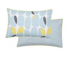 Blanc des Vosges Galet Taie, Coton, Céladon, 50 x 75 cm