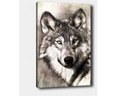 Bonamaison Peinture sur toile, multicolore, 30 x 40 cm - Conçu et fabriqué en Turquie