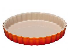 Le Creuset, Moule à Tarte, à 24 cm, Céramique, Volcanique