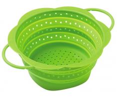 Kuhn Rikon 23696 Passoire Rétractable Plastique Vert 23 cm